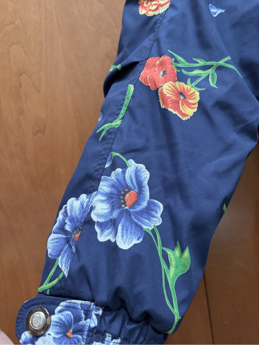 VTG 80s Obermeyer 1-Pc Ski Suit Blue/Floral Sz 12 Apres Ski Gorpcore Retro EUC - Picture 5 of 12